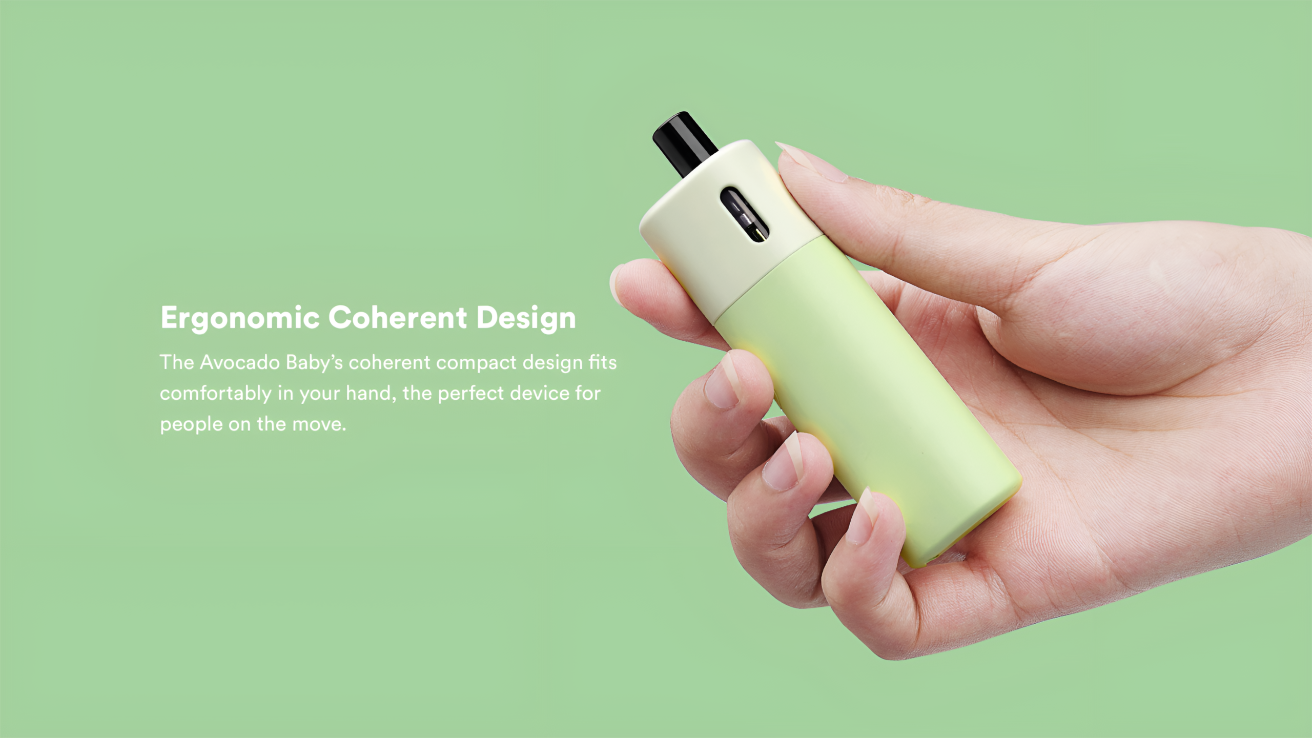 VAPTIO Avocado Baby 酪梨寶寶註油主機推薦|台灣現貨 1 VAPTIO Avocado Baby 酪梨寶寶註油主機 細節特寫