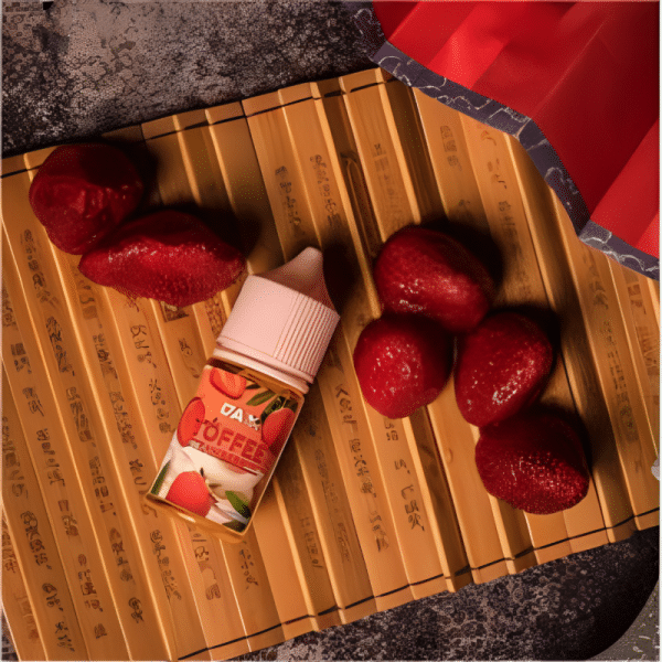 DAVAPE 草莓太妃糖煙油推薦|30ml/60ml 可選|台灣現貨 3 DAVAPE 草莓太妃糖煙油 細節特寫