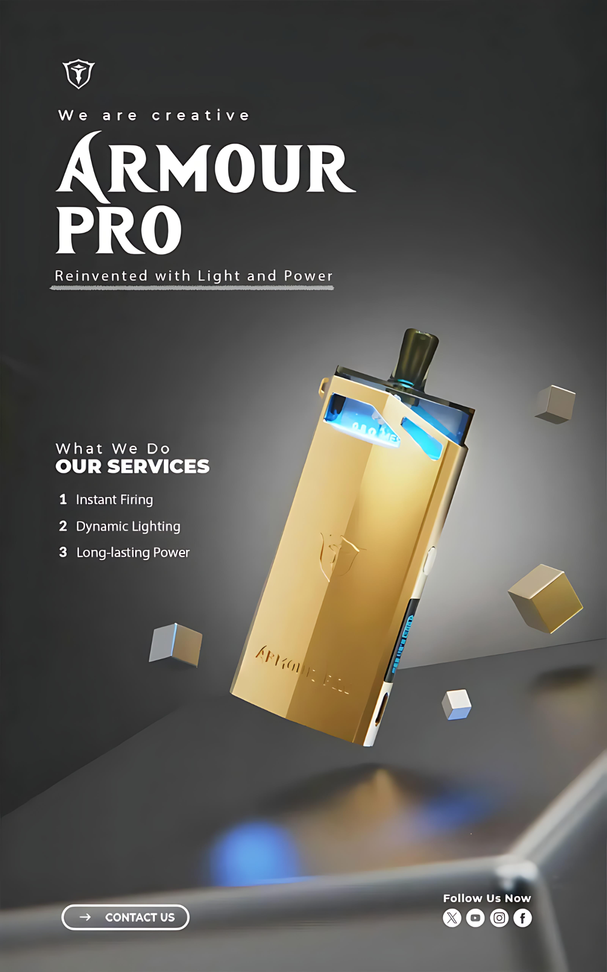 SAMURAI Armour Pro 將軍 PRO 實體照片