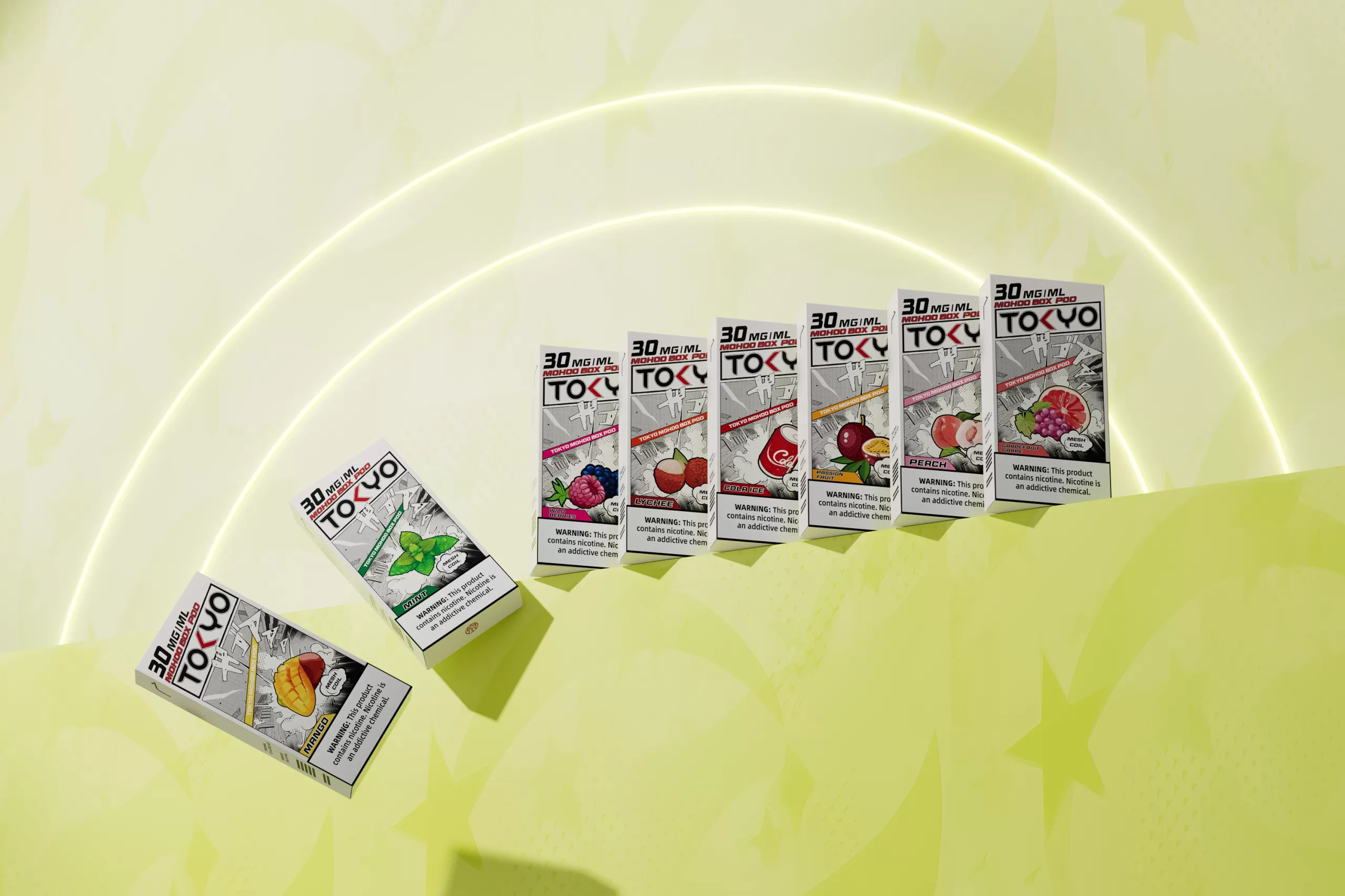 東京魔盒 MOHOO 煙彈 實體照片