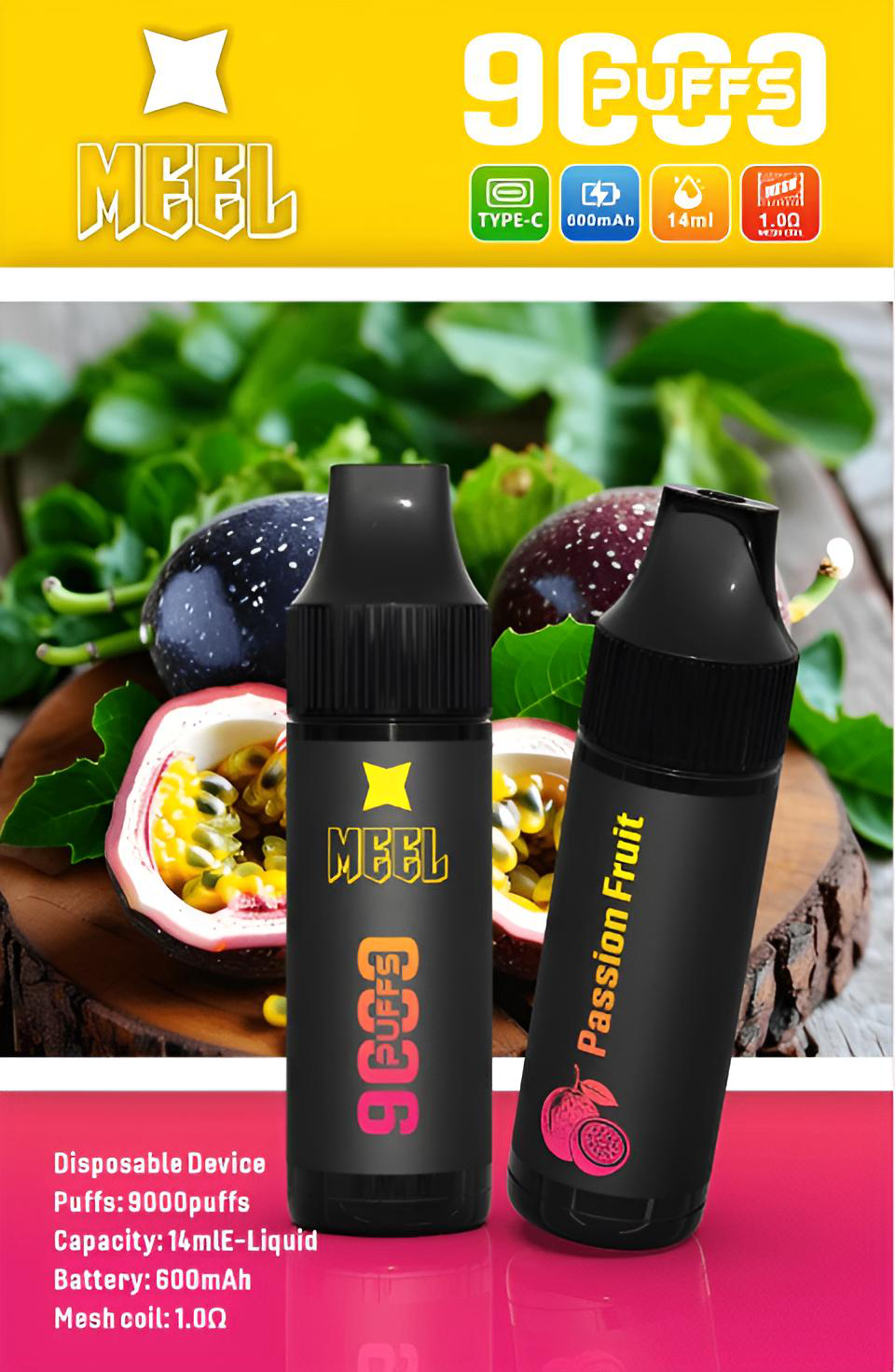 MEEL 9000 Puffs 拋棄式電子菸 外觀照