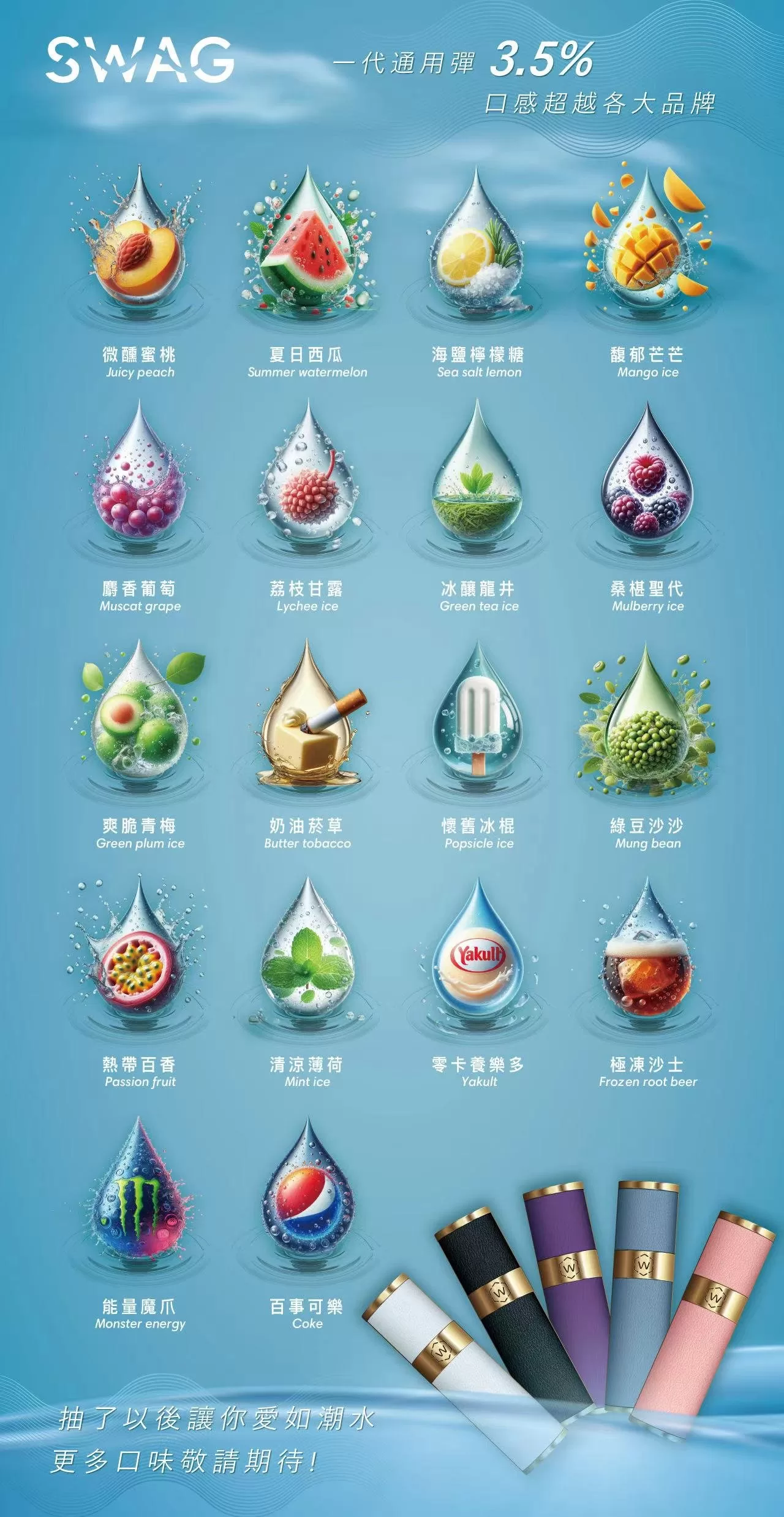 微信图片_20240512161330.webp SWAG煙彈 通用一代SP LANA ILIA 買五盒送皮革主機(顔色隨機)