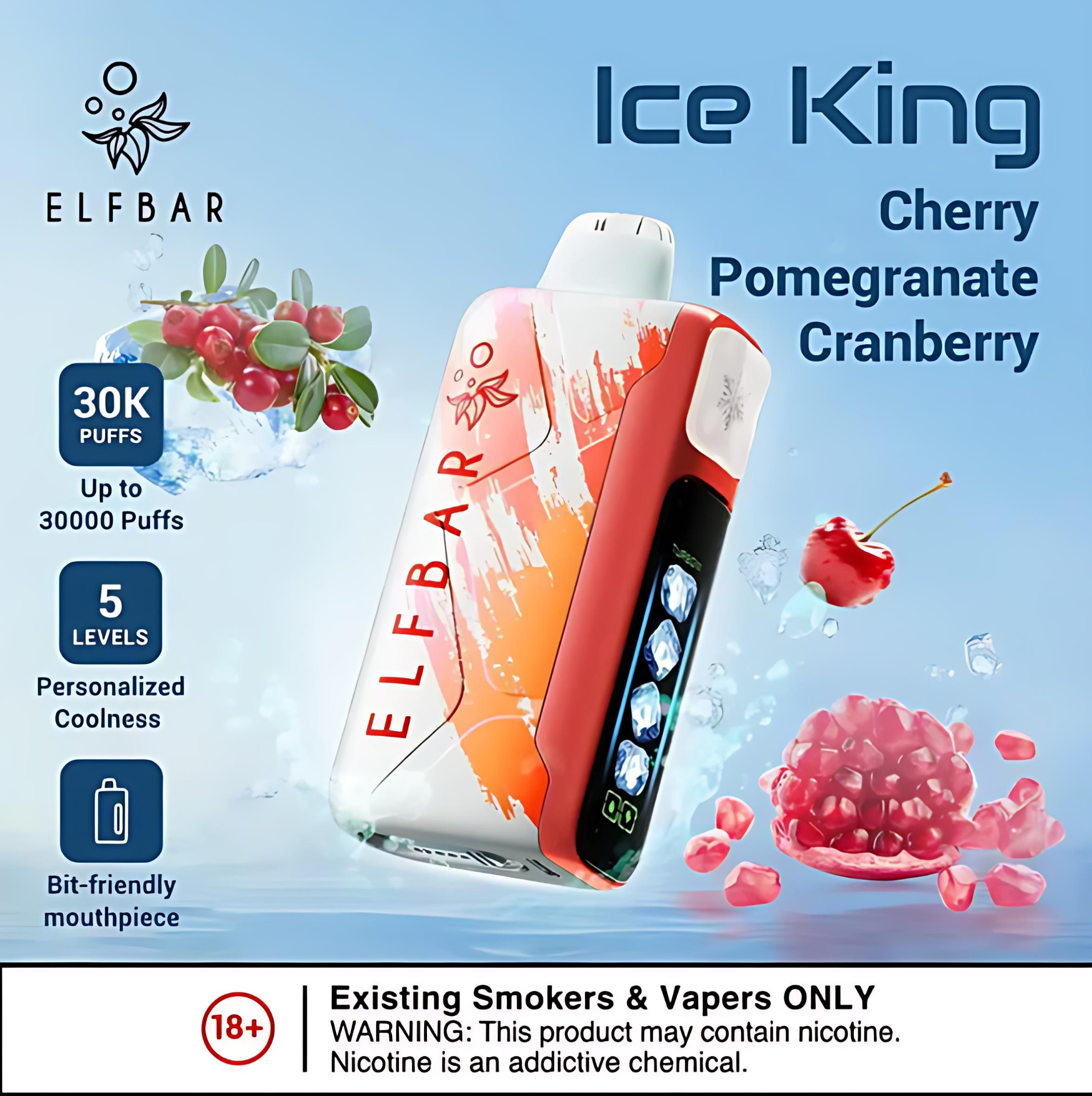 ELFBAR Ice King 30K 拋棄式電子菸 產品實拍