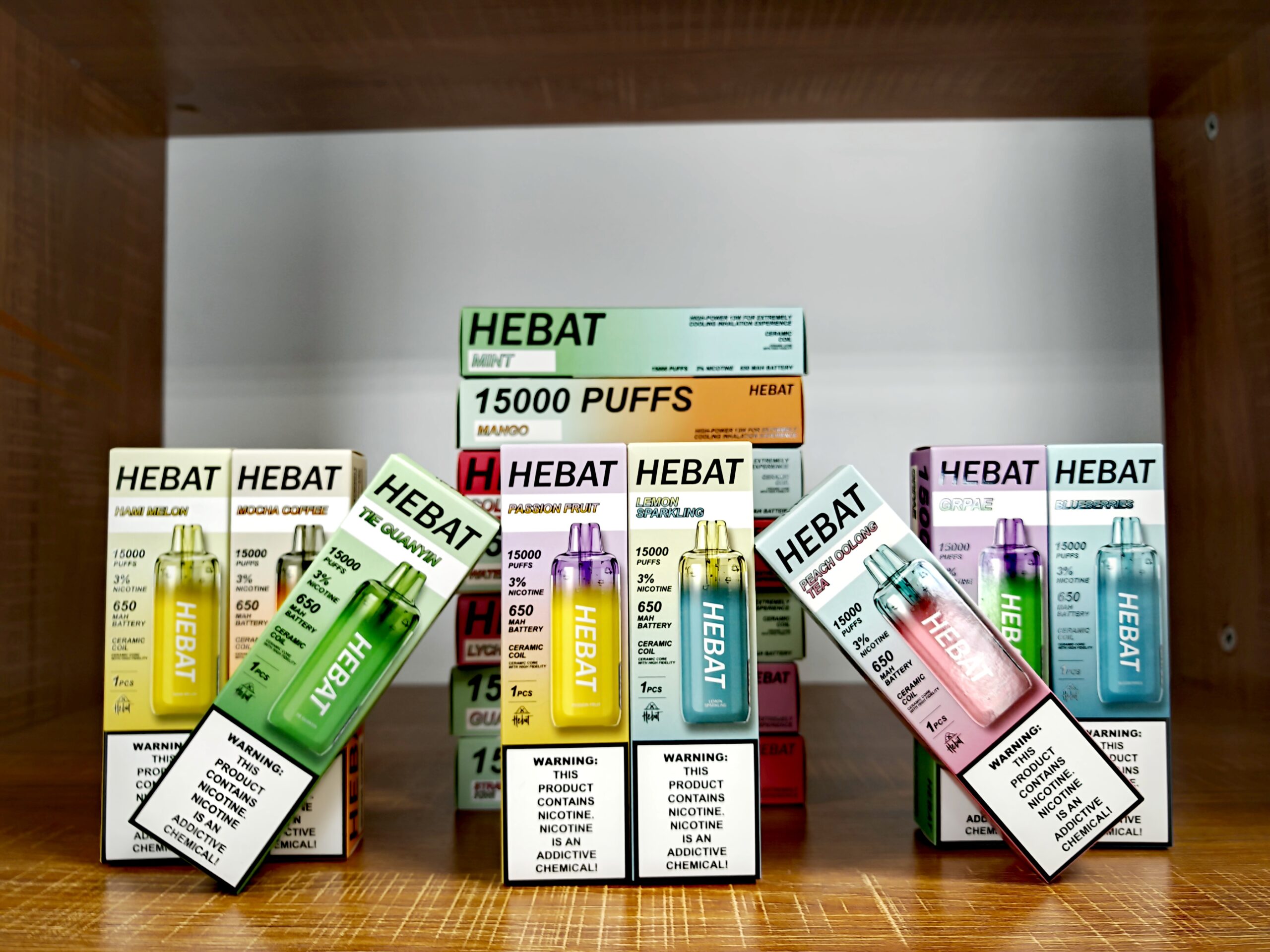 HEBAT 15000 Puffs 拋棄式電子菸 產品實拍